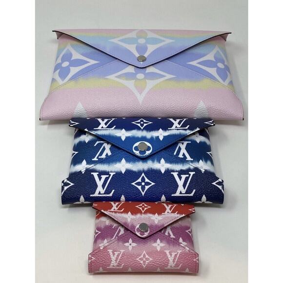 NEW Louis Vuitton Pochette Set Kirigami Escale Tie-Dye Giant Monogram - Picture 6 of 10